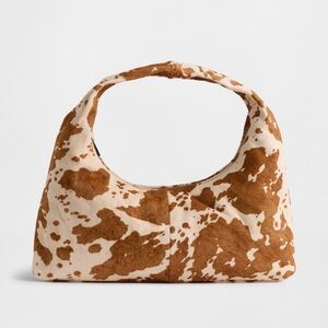 GAP Cowprint Calf Hair Mini Slouchy Bag
